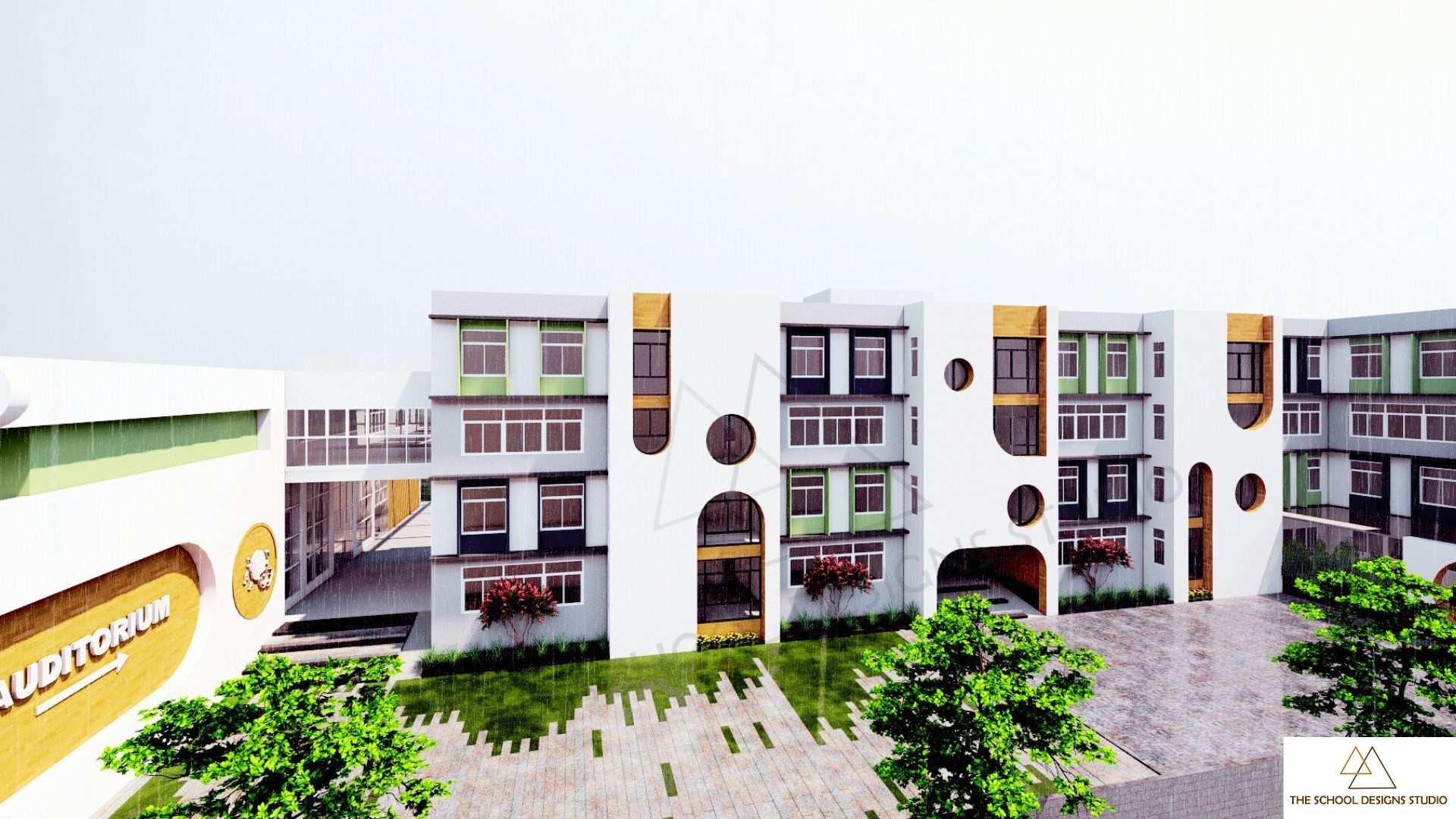 Cost-efficient K-12 school architecture design in Ludhiana by The School Designs Studio demonstrating how hiring professional architects reduces construction costs and improves planning efficiency.